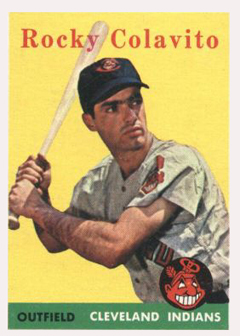 1958 Topps #368 Rocky Colavito Front