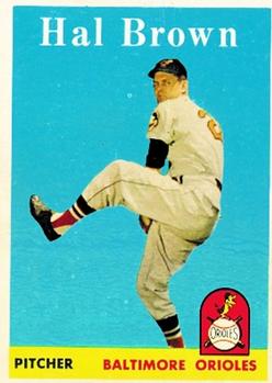 1958 Topps #381 Hal Brown Front
