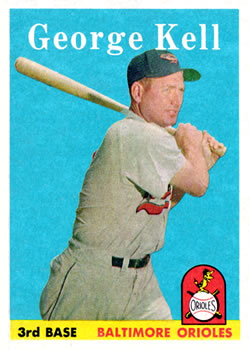 1958 Topps #40 George Kell Front