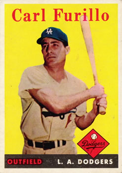 1958 Topps #417 Carl Furillo Front
