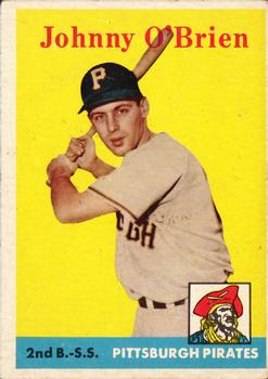 1958 Topps #426 Johnny O'Brien Front