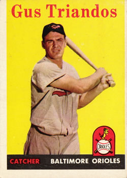 1958 Topps #429 Gus Triandos Front