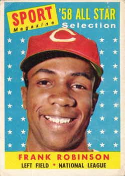 1958 Topps #484 Frank Robinson Front