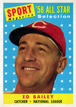 1958 Topps #490 Ed Bailey Front