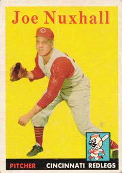 1958 Topps #63 Joe Nuxhall Front