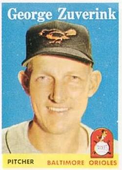 1958 Topps #6 George Zuverink Front