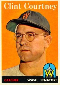 1958 Topps #92 Clint Courtney Front