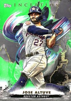 2023 Topps Inception - Green #86 Jose Altuve Front