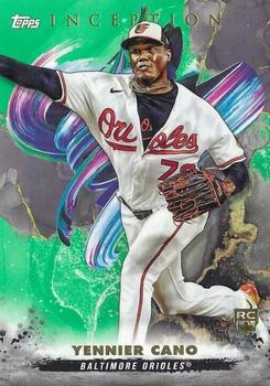2023 Topps Inception - Green #122 Yennier Cano Front