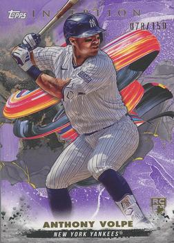 2023 Topps Inception - Purple #105 Anthony Volpe Front