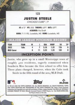 2023 Topps Inception - Purple #123 Justin Steele Back