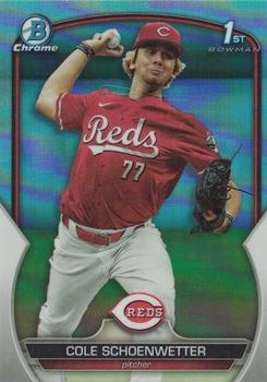 2023 Bowman Draft - Chrome Refractor #BDC-116 Cole Schoenwetter Front