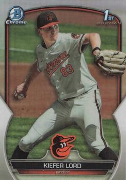2023 Bowman Draft - Chrome Refractor #BDC-137 Kiefer Lord Front