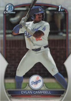 2023 Bowman Draft - Chrome Refractor #BDC-181 Dylan Campbell Front