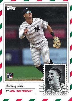 2023 Topps MLB Holiday Countdown #4 Anthony Volpe Front