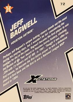 2023 Topps Xpectations #72 Jeff Bagwell Back