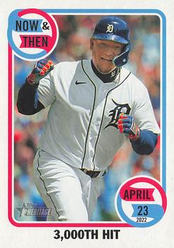 2023 Topps Heritage - Now & Then #NT-1 Miguel Cabrera Front