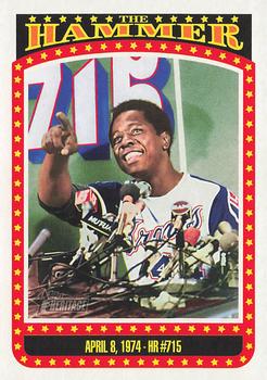 2023 Topps Heritage - The Hammer #TH-9 Hank Aaron Front