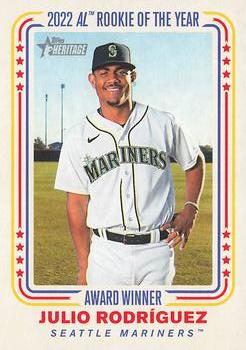 2023 Topps Heritage - Award Winners #AW-6 Julio Rodríguez Front