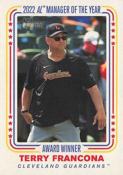 2023 Topps Heritage - Award Winners #AW-8 Terry Francona Front
