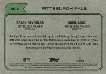 2023 Topps Heritage - Combos #CC-6 Pittsburgh Pals (Bryan Reynolds / Oneil Cruz) Back