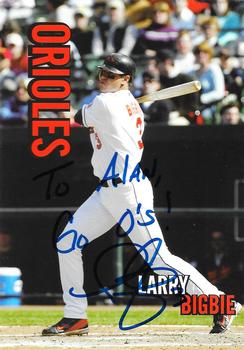 2004 Baltimore Orioles Photocards #NNO Larry Bigbie Front