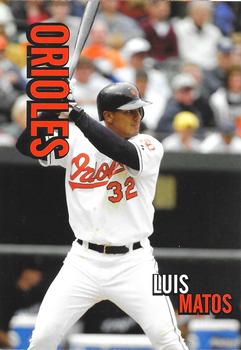 2004 Baltimore Orioles Photocards #NNO Luis Matos Front