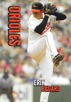 2005 Baltimore Orioles Photocards #NNO Erik Bedard Front