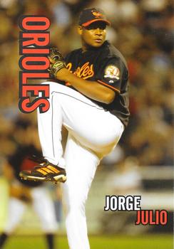 2005 Baltimore Orioles Photocards #NNO Jorge Julio Front