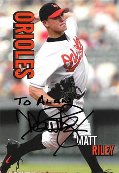 2005 Baltimore Orioles Photocards #NNO Matt Riley Front