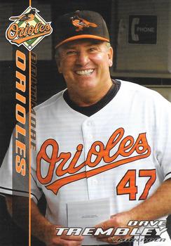 2007 Baltimore Orioles Photocards #NNO Dave Trembley Front