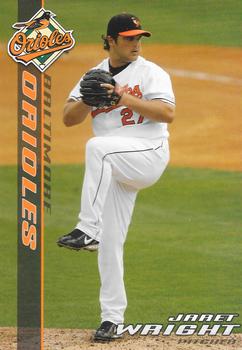 2007 Baltimore Orioles Photocards #NNO Jaret Wright Front