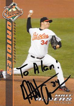 2008 Baltimore Orioles Photocards #NNO Matt Albers Front