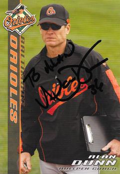 2008 Baltimore Orioles Photocards #NNO Alan Dunn Front
