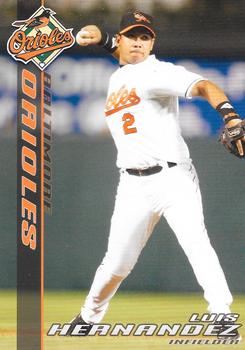 2008 Baltimore Orioles Photocards #NNO Luis Hernandez Front