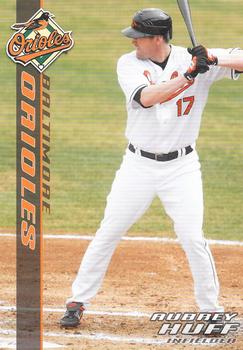 2008 Baltimore Orioles Photocards #NNO Aubrey Huff Front