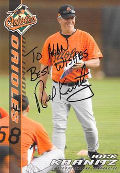 2008 Baltimore Orioles Photocards #NNO Rick Kranitz Front