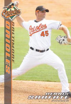 2008 Baltimore Orioles Photocards #NNO Dennis Sarfate Front