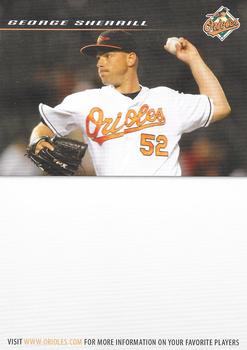 2008 Baltimore Orioles Photocards #NNO George Sherrill Back