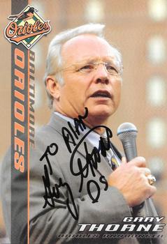 2008 Baltimore Orioles Photocards #NNO Gary Thorne Front
