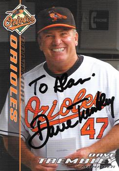2008 Baltimore Orioles Photocards #NNO Dave Trembley Front