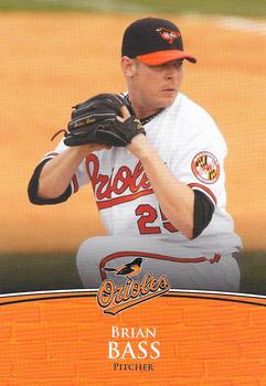 2009 Baltimore Orioles Photocards #NNO Brian Bass Front