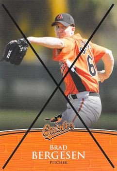 2009 Baltimore Orioles Photocards #NNO Brad Bergesen Front