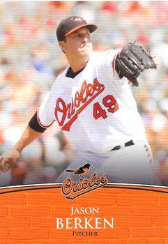 2009 Baltimore Orioles Photocards #NNO Jason Berken Front