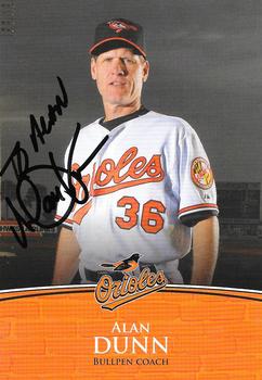 2009 Baltimore Orioles Photocards #NNO Alan Dunn Front