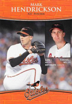 2009 Baltimore Orioles Photocards #NNO Mark Hendrickson Back