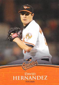 2009 Baltimore Orioles Photocards #NNO David Hernandez Front