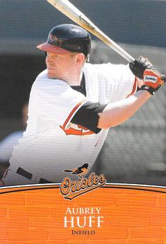 2009 Baltimore Orioles Photocards #NNO Aubrey Huff Front