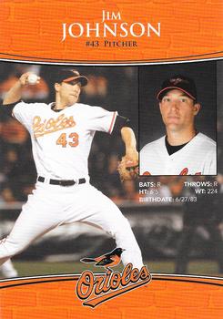 2009 Baltimore Orioles Photocards #NNO Jim Johnson Back