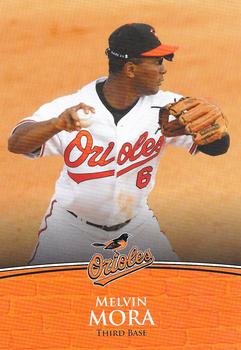 2009 Baltimore Orioles Photocards #NNO Melvin Mora Front